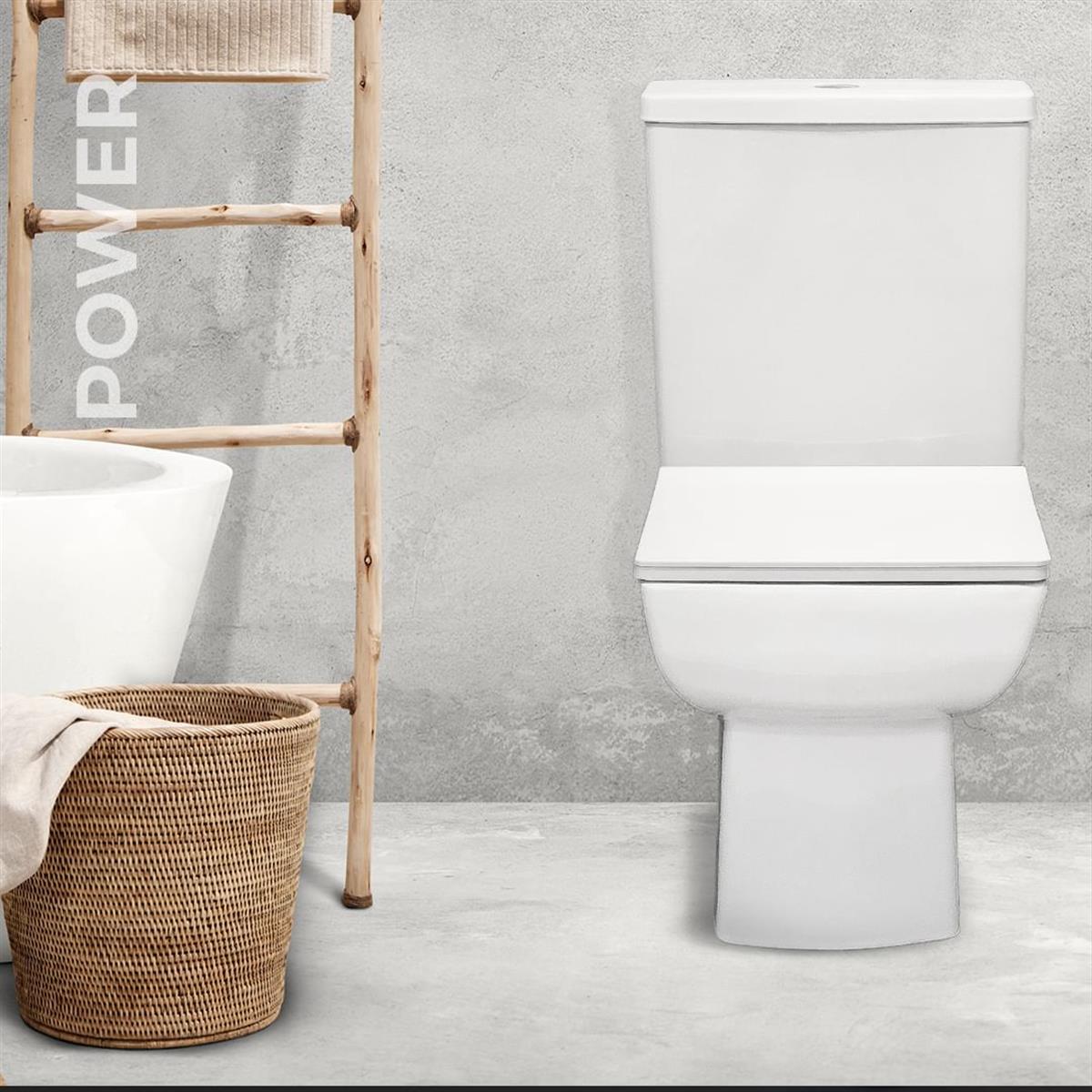 Newarc Power Duvara Sıfır Klozet Takımı (Duroplast yavaş kapanır kapak) küçük görsel