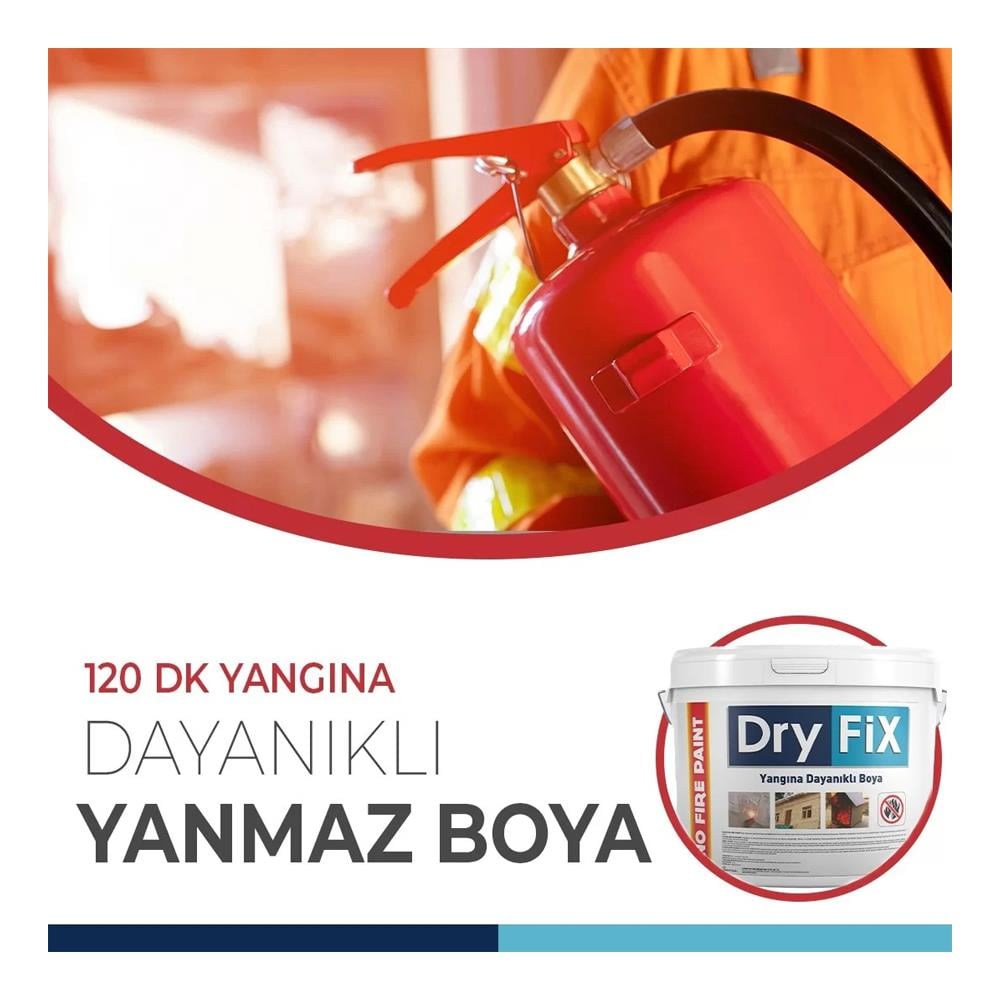 Dryfix No Fire Paint Yangın Geciktirici Alev Almayan Yanmaz Boya 18 Kg küçük görsel