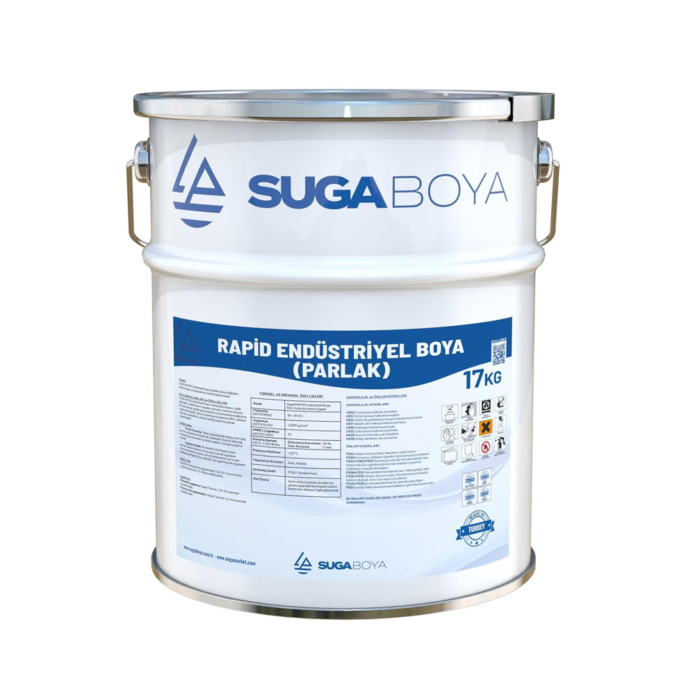 Suga Rapid Endüstriyel Boya Parlak 17 Kg küçük görsel