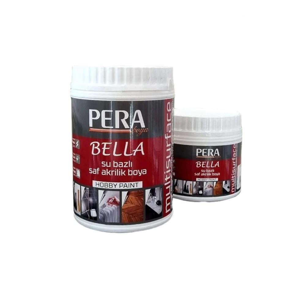 Pera Bella Su Bazlı Saf Akrilik Boya 1 Lt Beyaz küçük görsel