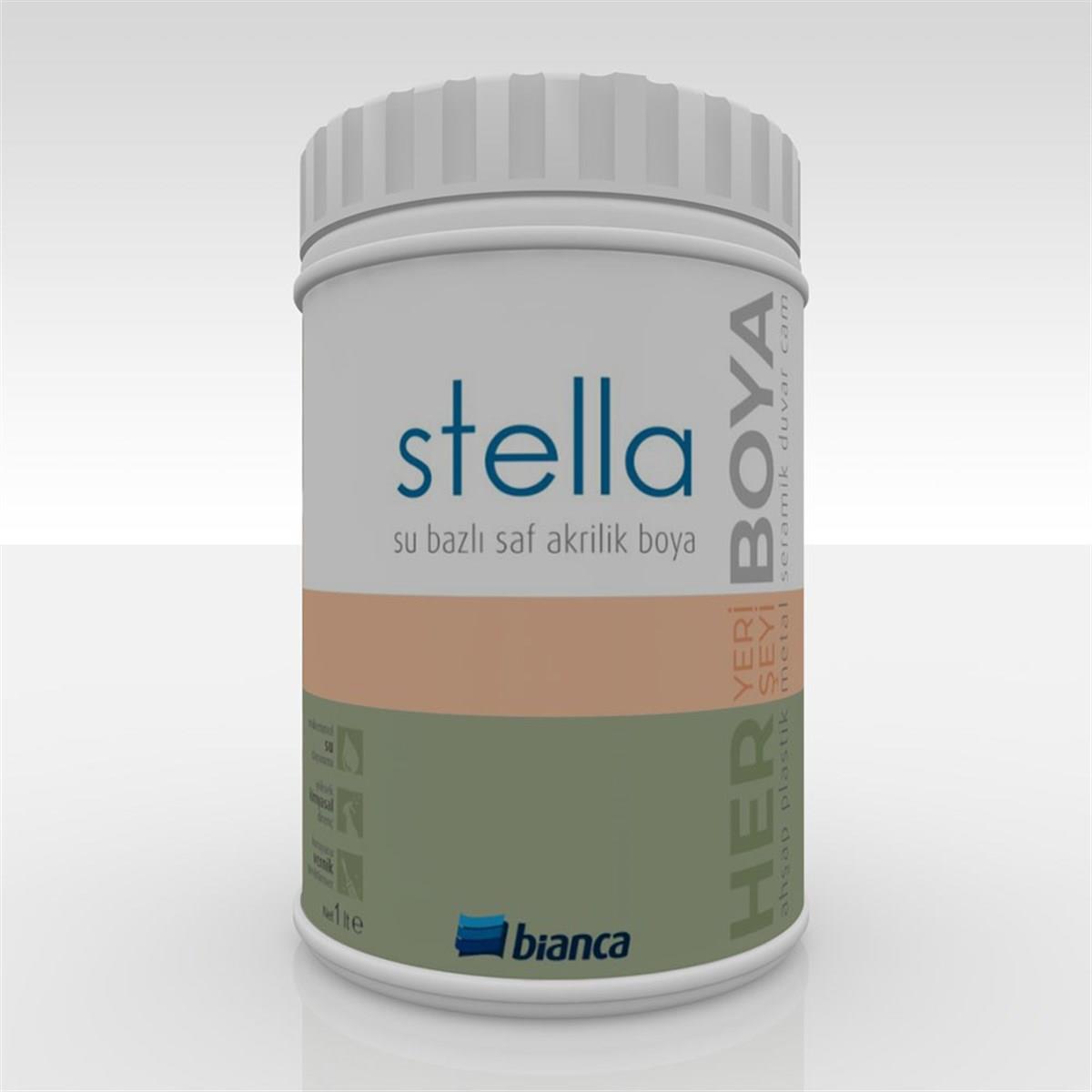 Bianca Stella Su Bazlı Saf Akrilik Boya 0,50 Lt. küçük görsel