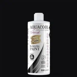 Aquacool Trend Mac Su Bazlı Akrilik Boya 500 Ml Jet Siyah (Ral 9005) görseli