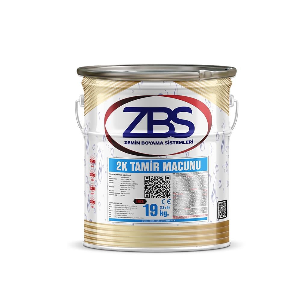 Zbs 2K Zemin Tamir Macunu İnce 13+6 Kg küçük görsel