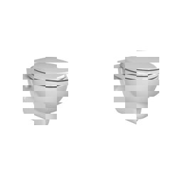 Turkuaz Lila Asma Klozet + Pp Yavaş Kapanan Kapak SET018007 görseli