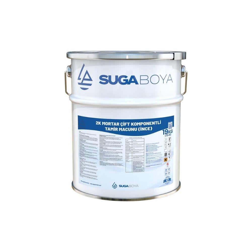 Suga 2K Mortar Çift Komponentlı Tamir Macunu İnce 13+6 küçük görsel