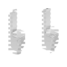 Turkuaz Mona Duvara Sıfır Klozet Takımı (Uf Kapak+İç Takım Dahil) SET006002 görseli