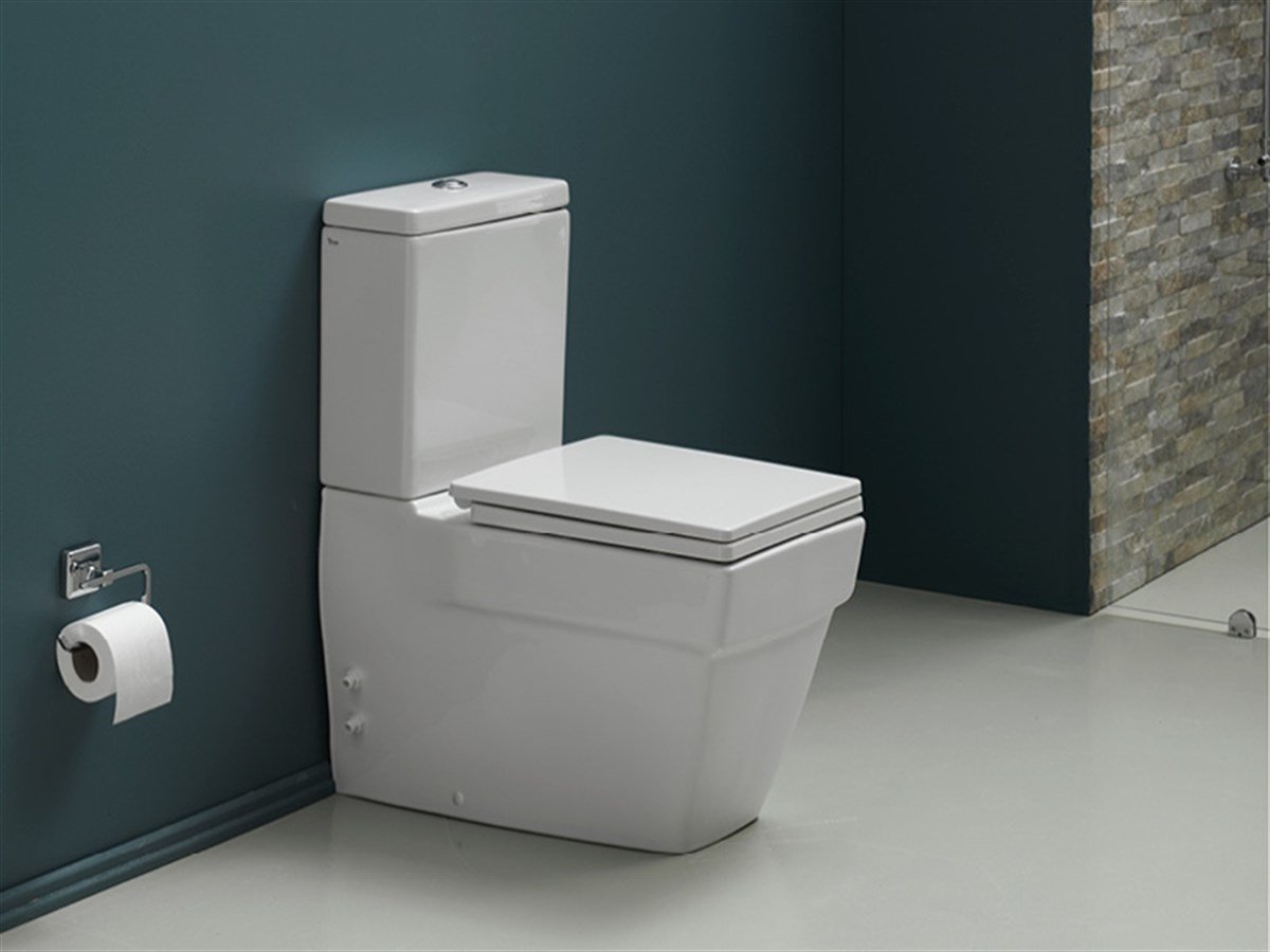 Turkuaz Mona Duvara Sıfır Klozet Takımı (Uf Kapak+İç Takım Dahil) SET006002 küçük görsel