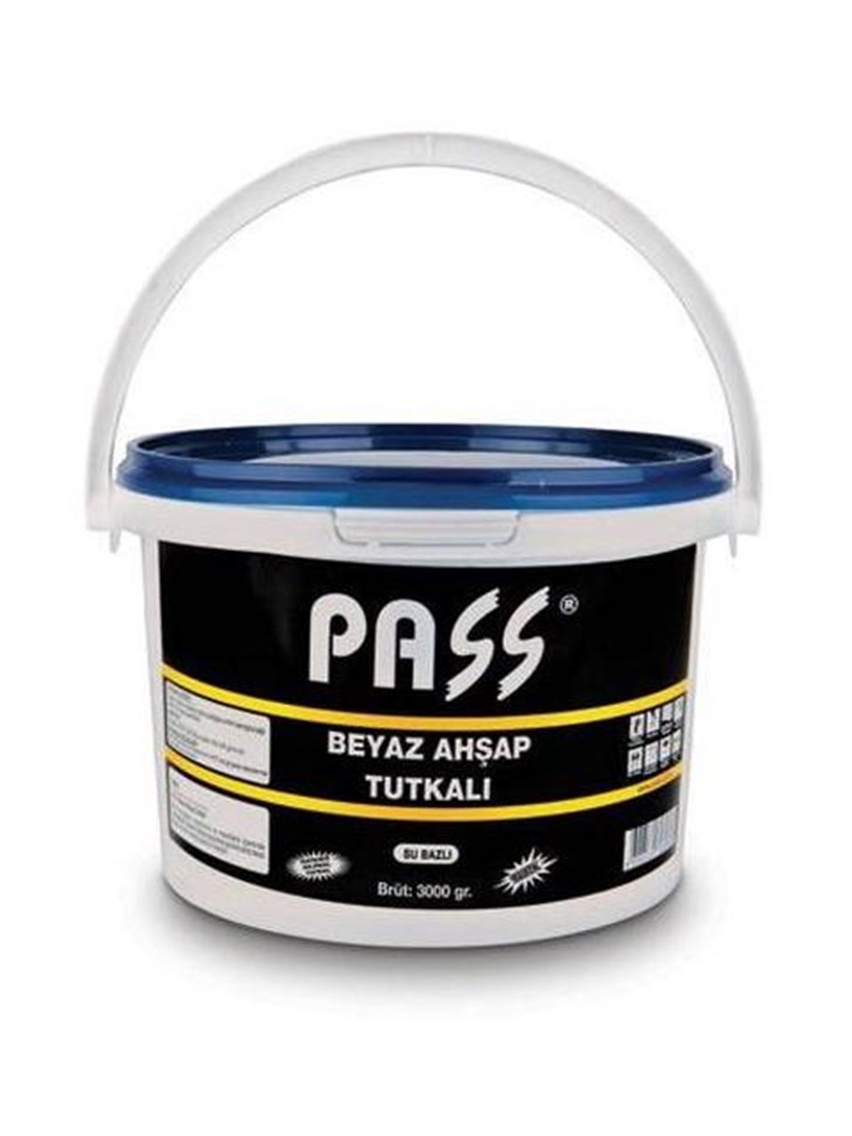 Pass Beyaz Ahşap Tutkalı 3000Gr küçük görsel
