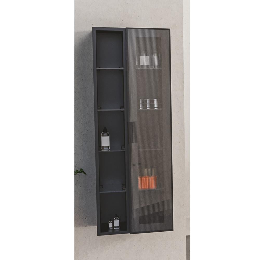 Aquanil Evora Boy Dolabı - Siyah küçük görsel