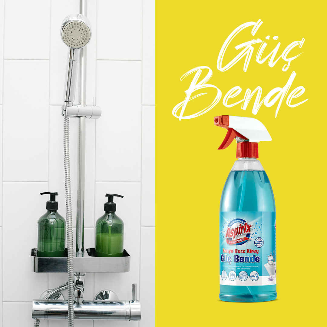 Aspirix Güç Bende Banyo Derz Kireç Temizleyici 750 Ml Asp006 küçük görsel