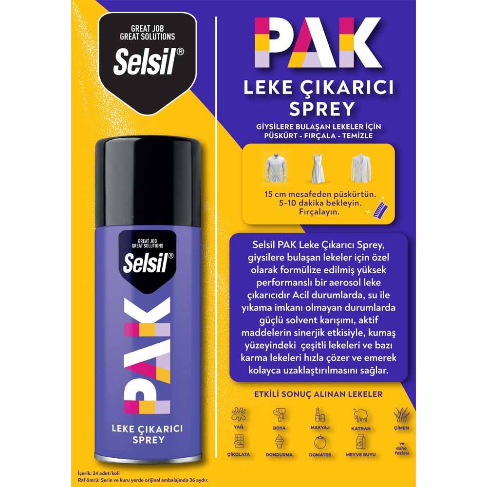 Selsil Pak Leke Çıkarıcı Sprey 150 Ml küçük görsel