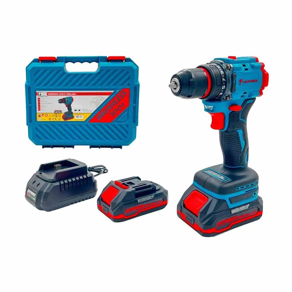 Catpower 4213 Set Akülü Darbeli Vidalama Kömürsüz 20V 2X2.0Ah küçük görsel