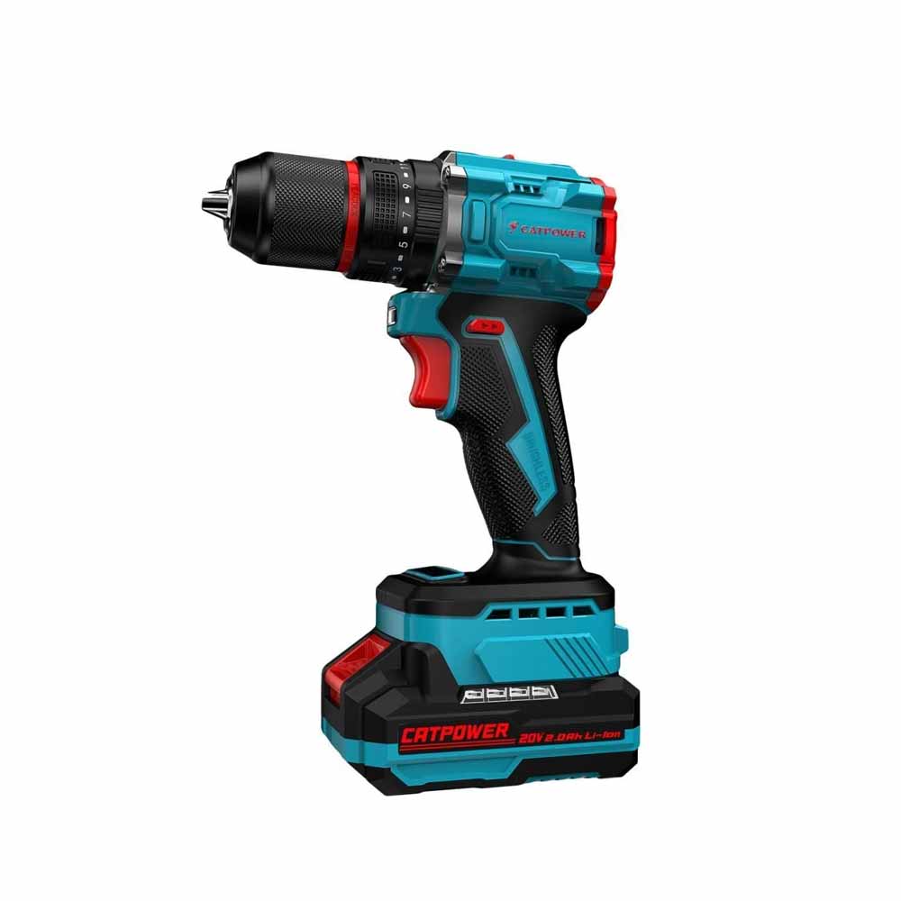 Catpower 4213 Set Akülü Darbeli Vidalama Kömürsüz 20V 2X2.0Ah küçük görsel