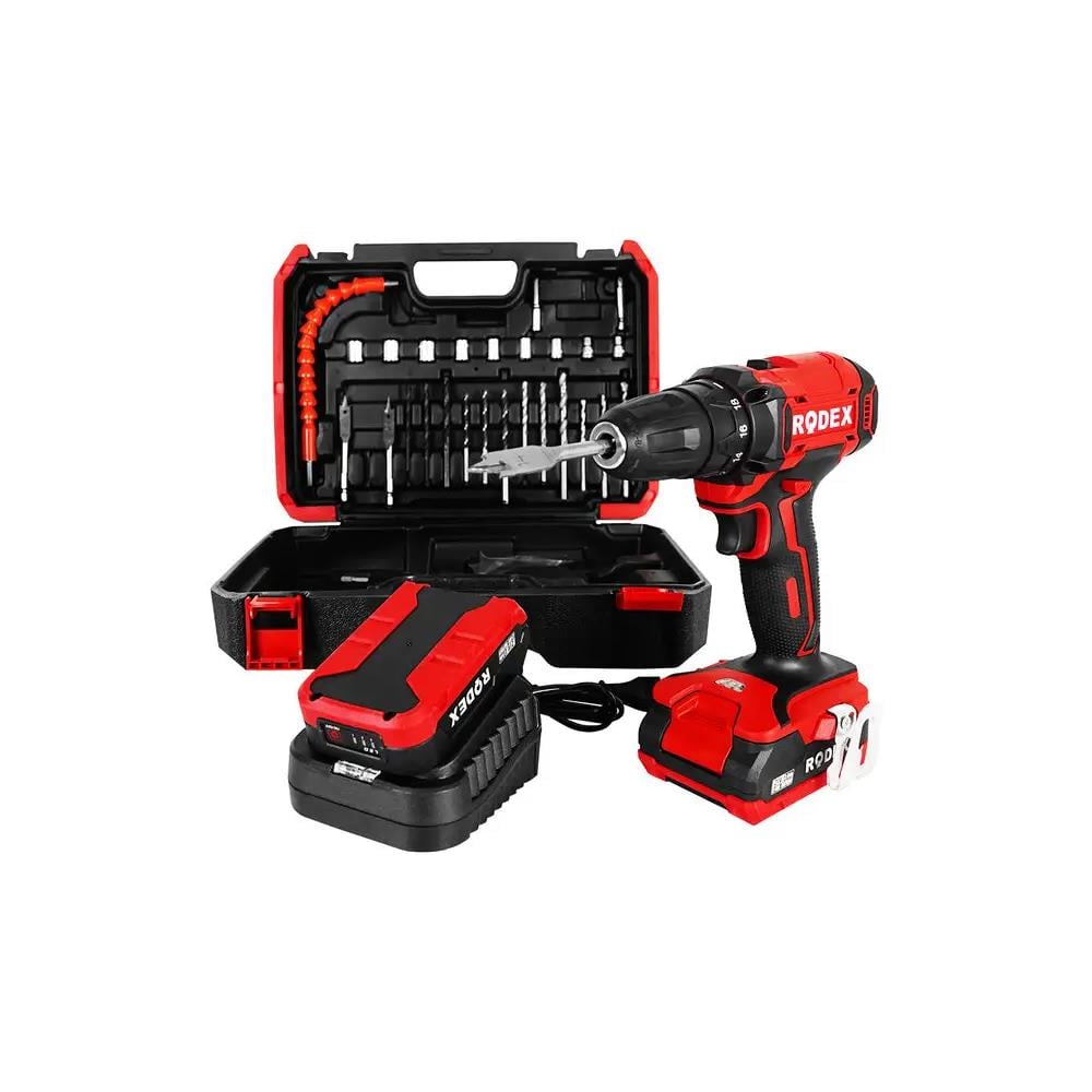 Rodex Akülü Matkap Vidalama 16.8V 2X2Ah 17 Parça Aksesuarlı Rdx3365A küçük görsel