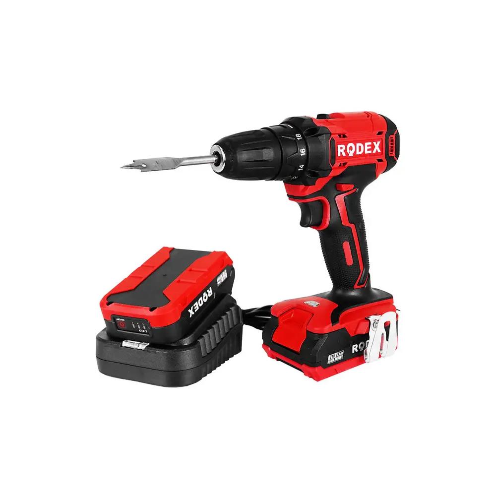 Rodex Akülü Matkap Vidalama 16.8V 2X2Ah 17 Parça Aksesuarlı Rdx3365A küçük görsel