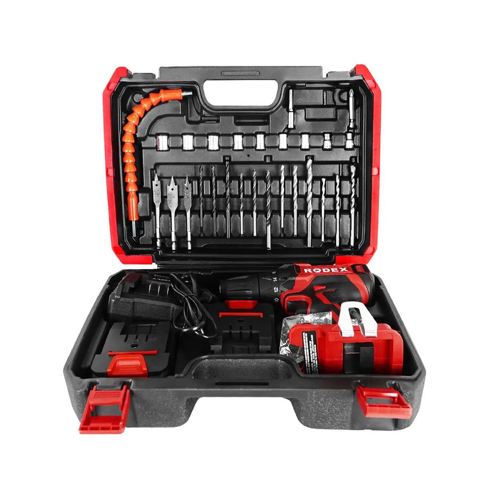 Rodex Akülü Matkap Vidalama 16.8V 2X2Ah 17 Parça Aksesuarlı Rdx3365A küçük görsel