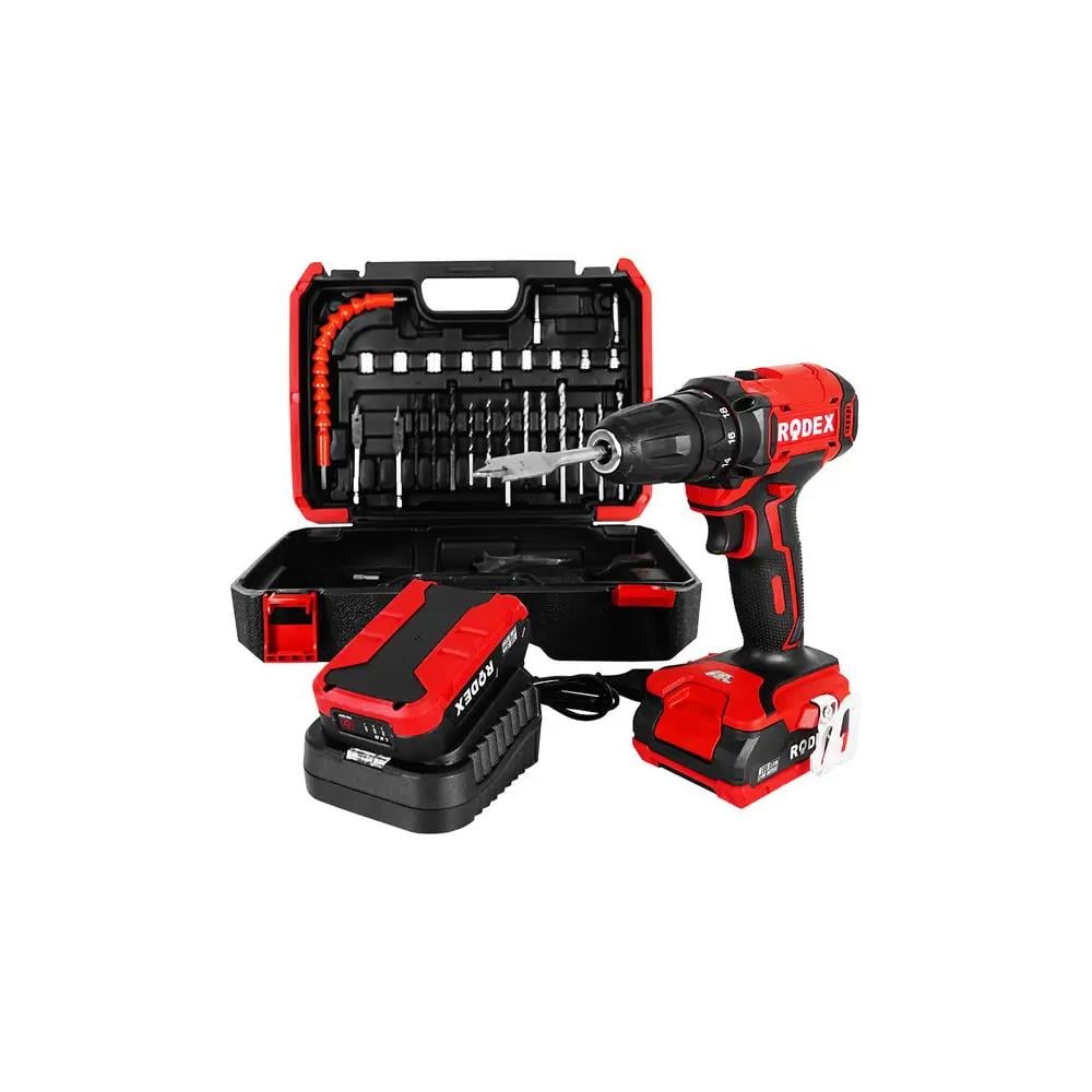 Rodex Akülü Matkap Vidalama 16.8V 2X2Ah 17 Parça Aksesuarlı Rdx3365A küçük görsel