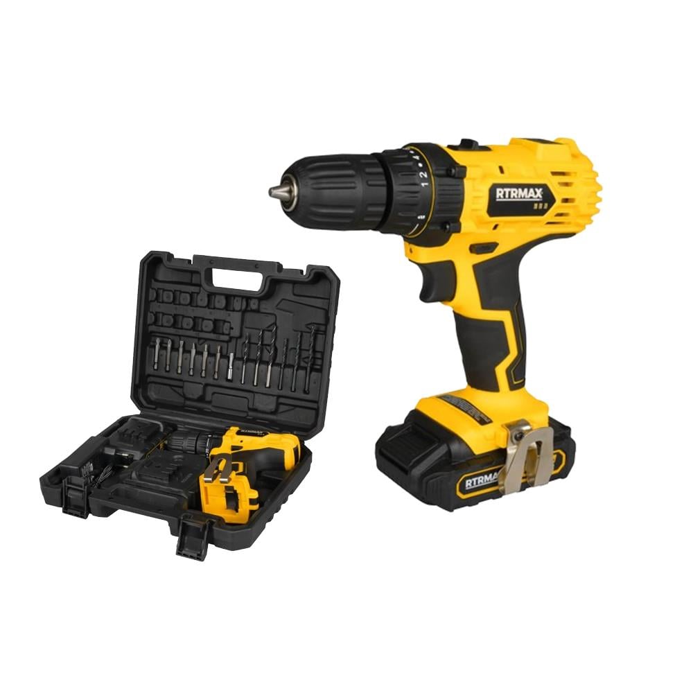 Rtrmax RTM350 Çift Akülü Matkap Vidalama 18V 2x1.5AH küçük görsel