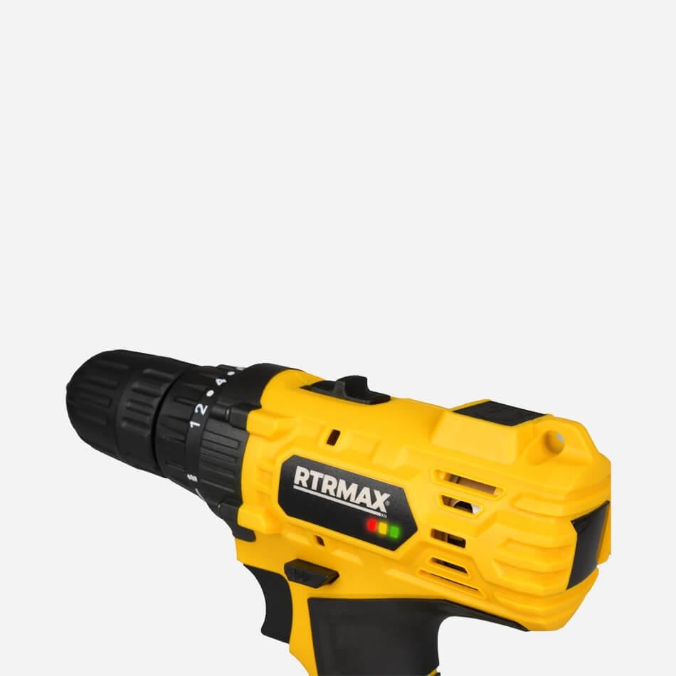 Rtrmax RTM350 Çift Akülü Matkap Vidalama 18V 2x1.5AH küçük görsel