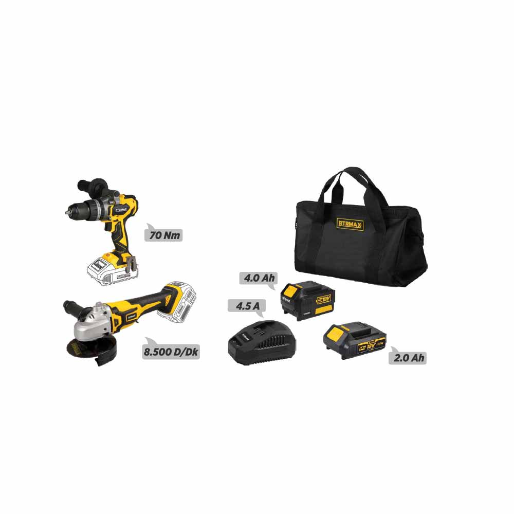 Rtrmax X-Lion 3'Lü Makine Seti Rtxset44 küçük görsel