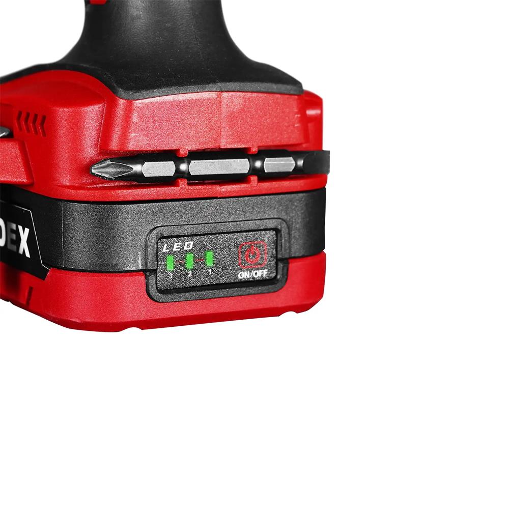 Rodex Akülü Darbeli Matkap Vidalama 21V 2X2Ah Rdx3404 küçük görsel