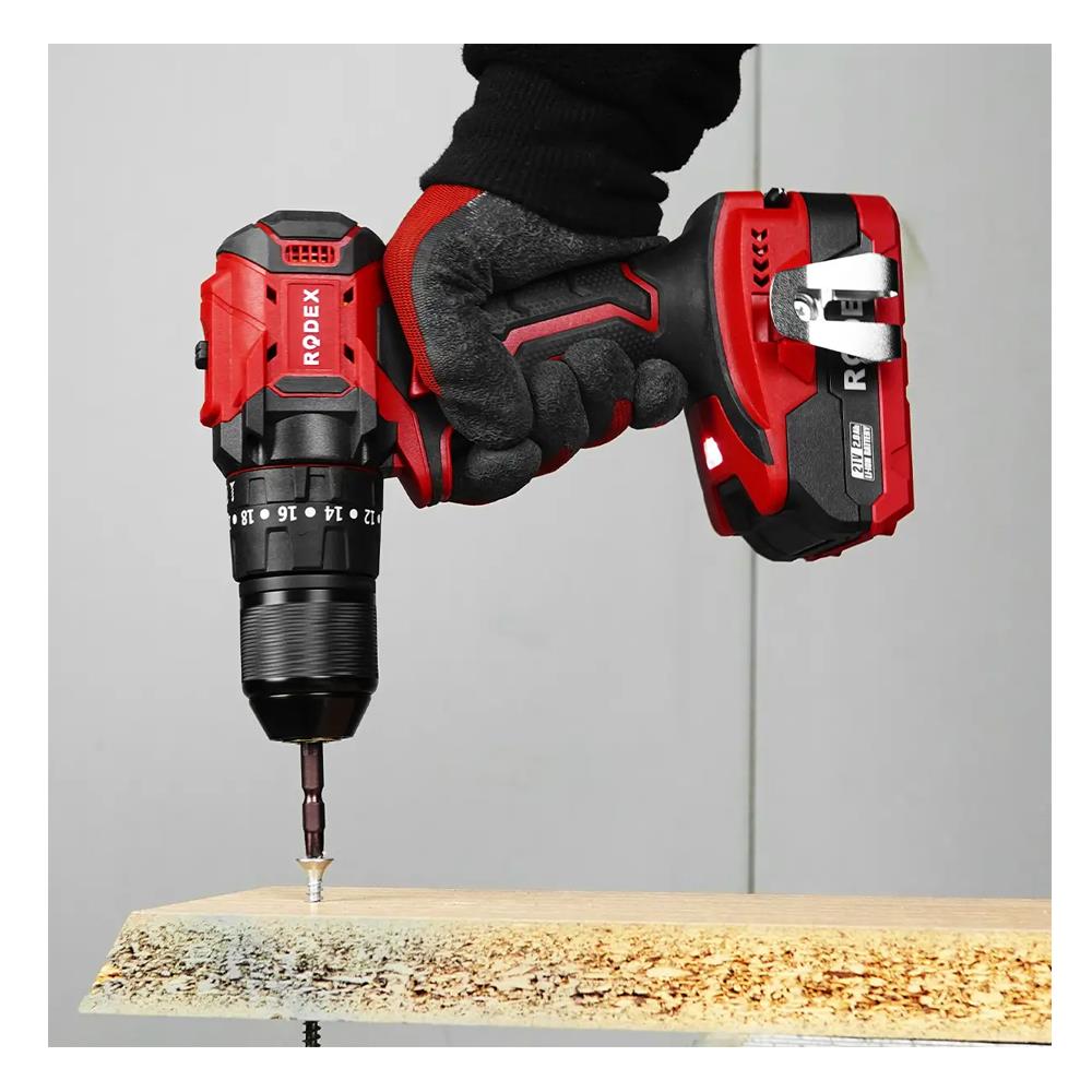 Rodex Akülü Darbeli Matkap Vidalama 21V 2X2Ah Rdx3404 küçük görsel