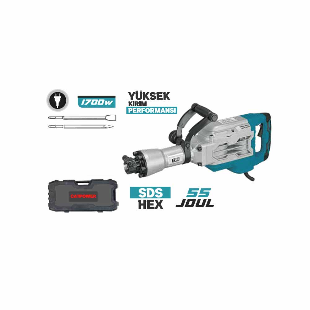 Catpower 7925 Kırıcı Hex 14 Kg 1700W küçük görsel
