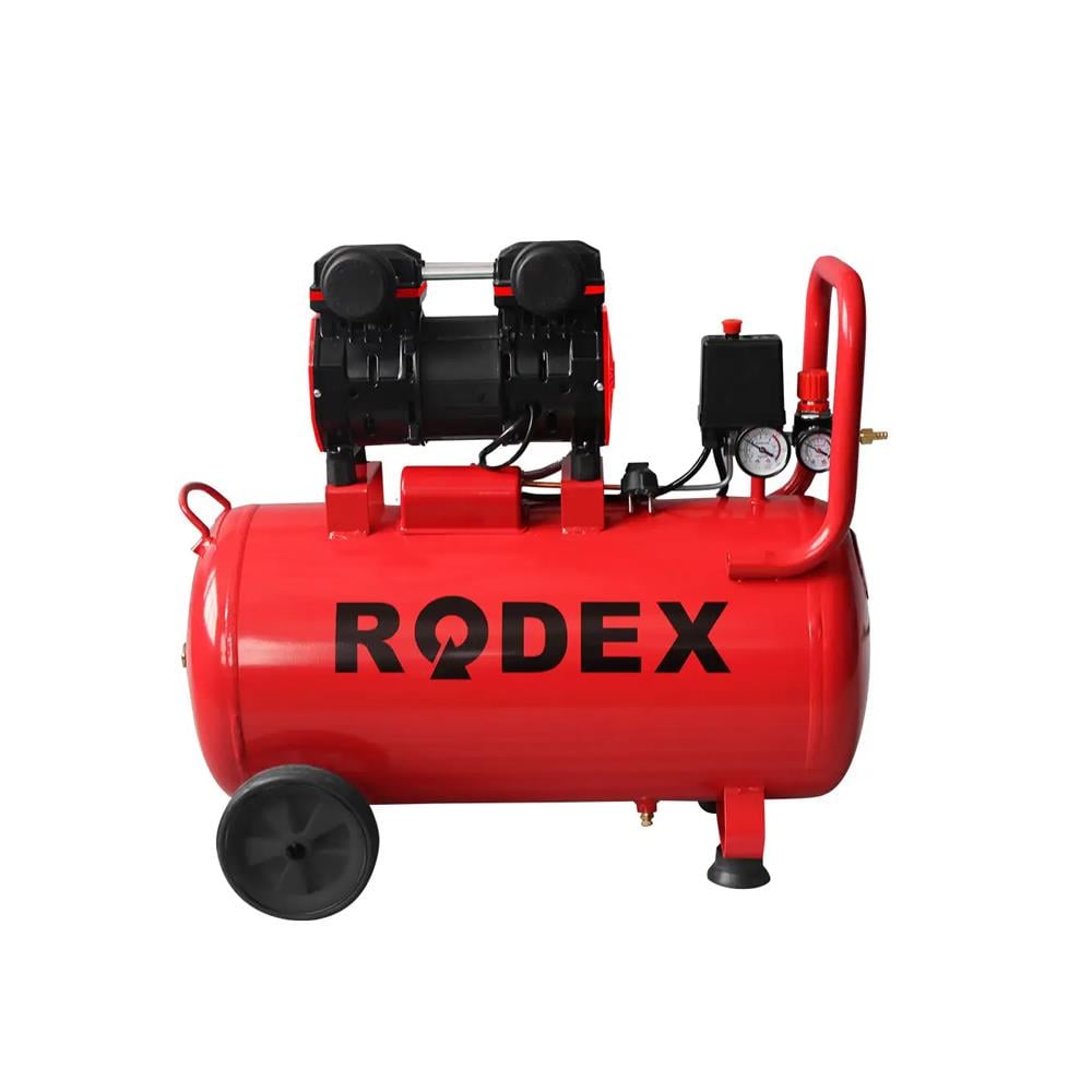 Rodex Yağsız Hava Kompresörü 50 Lt 1100W Rdx7204 küçük görsel
