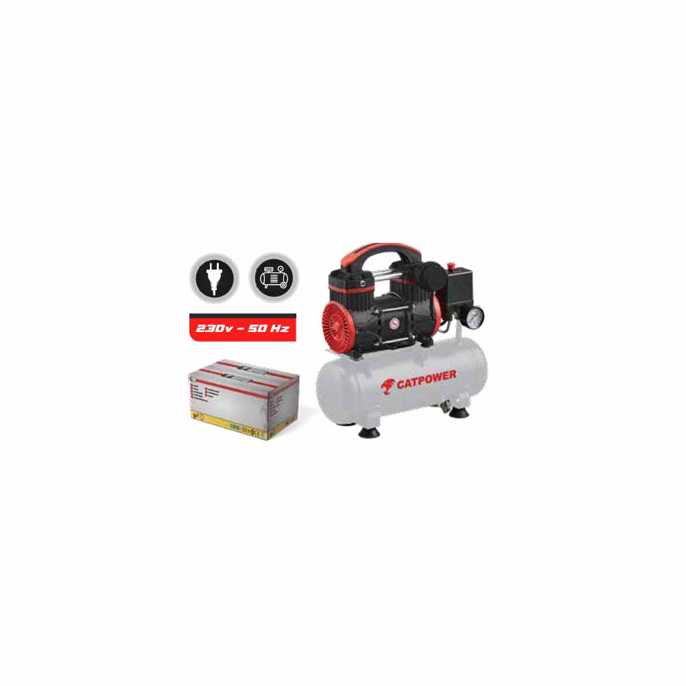 Catpower 1111 Kompresör Yağsız 1 Hp 6 Lt küçük görsel