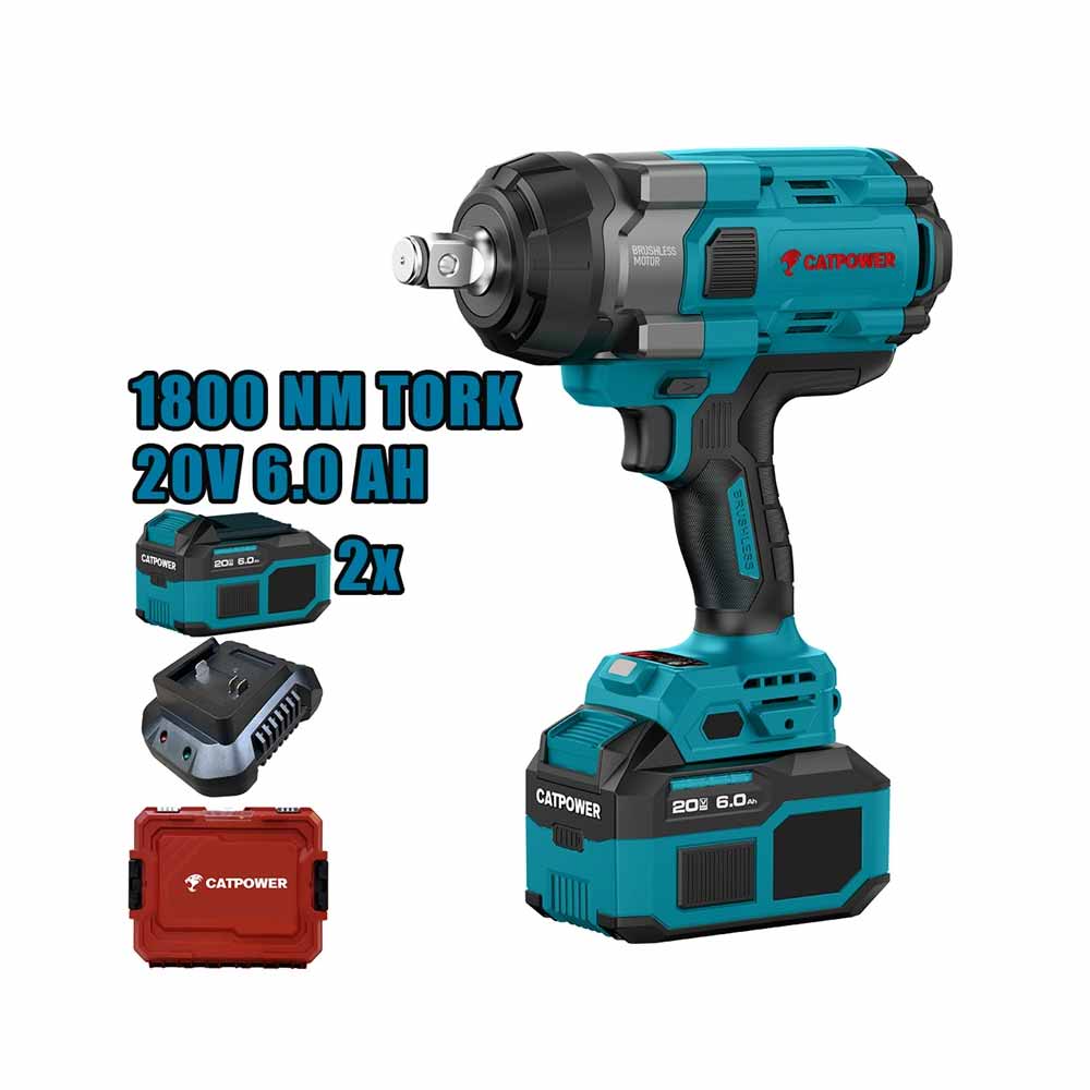 Catpower 4228 Akülü Somun Sıkma Kömürsüz 20V 2X4.0Ah küçük görsel