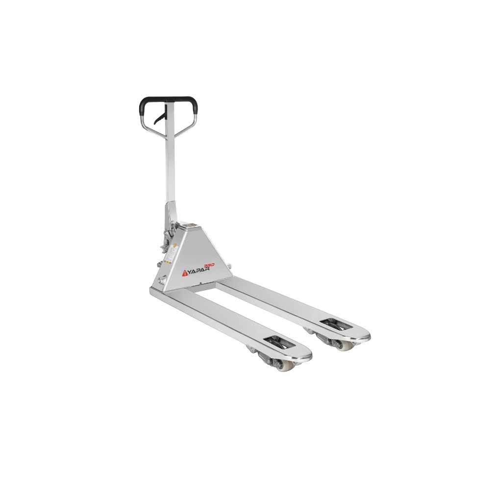 Yaparlar Pro Ypt25P İnox Paslanmaz Transpalet 2.5 Ton Beyaz Kemik Teker Y-82931 küçük görsel