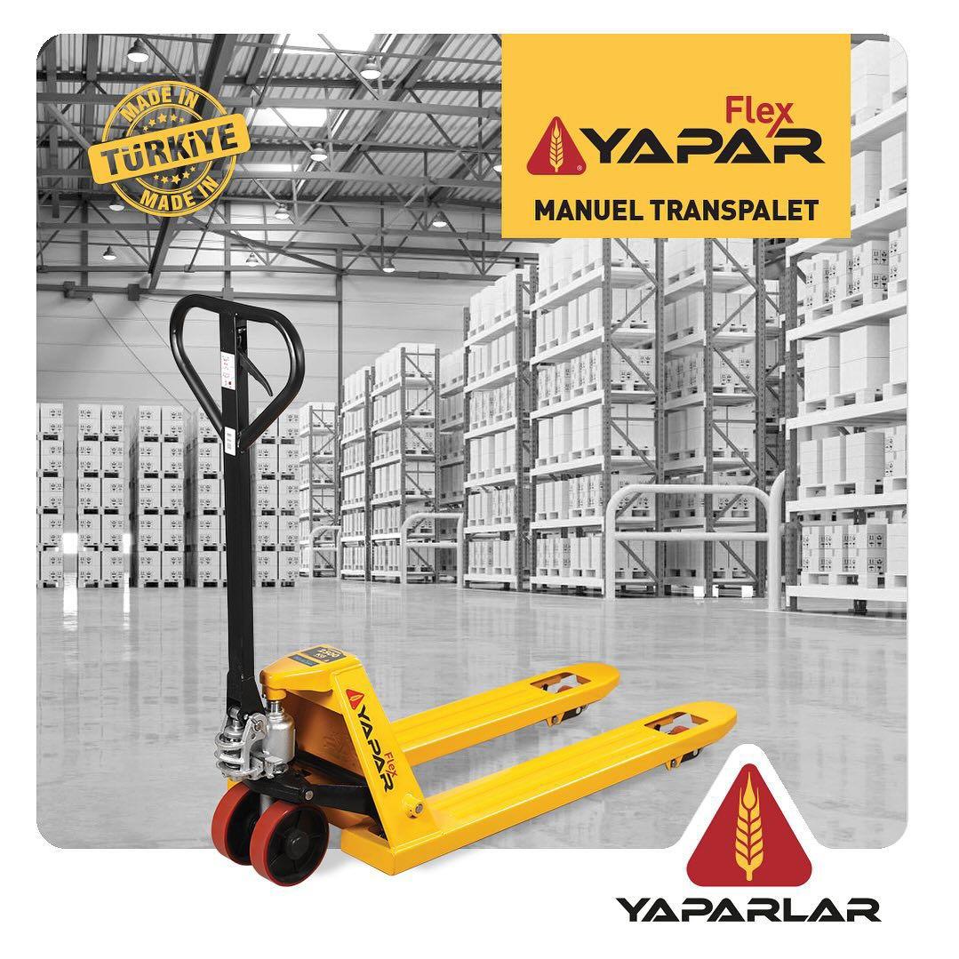 Yaparlar FPT 25 Flex Transpalet 2.5 Ton Kırmızı Pu Teker Y-82456 küçük görsel
