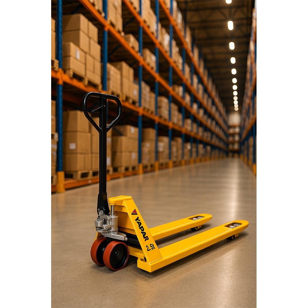 Yaparlar FPT 25 Flex Transpalet 2.5 Ton Kırmızı Pu Teker Y-82456 küçük görsel