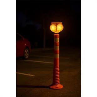 Solar Flaşörlü İkaz Lambası Ve 75 Cm Delinatör Seti küçük görsel