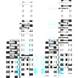 Master Alüminyum Teleskopik Merdiven 380 cm 13 Basamak görseli