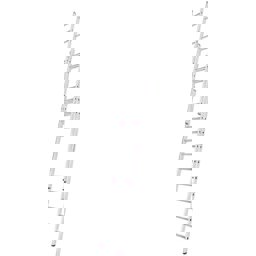 Akrobat Üç Parçalı Sürgülü Alüminyum Merdiven 3X250 Cm PTT Merdiveni görseli