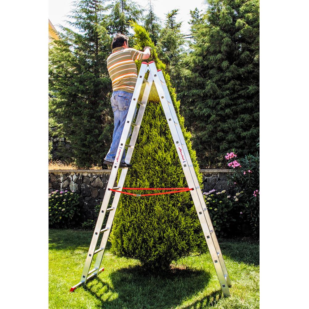 Akrobat A Tipi Alüminyum Merdiven 250 Cm küçük görsel