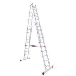 Akrobat A Tipi Çift Sürgülü Alüminyum Merdiven 2X350 Cm görseli