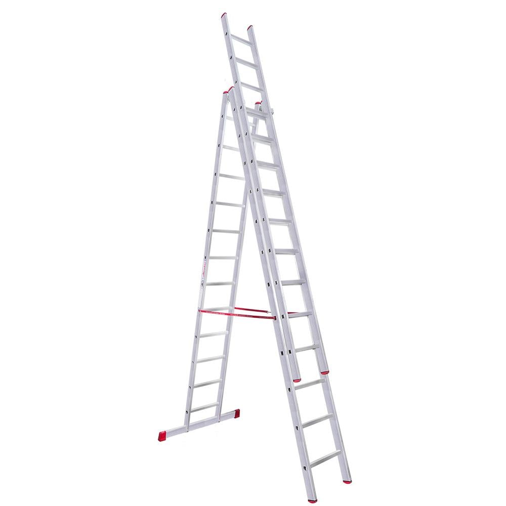 Akrobat A Tipi Çift Sürgülü Alüminyum Merdiven 2X350 Cm küçük görsel