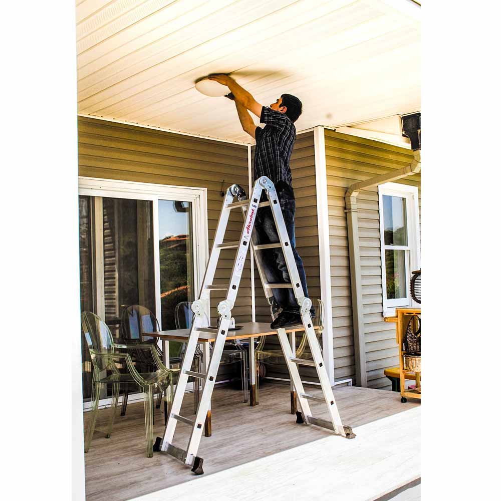 Akrobat Çok Amaçlı Merdiven 4700Cm küçük görsel