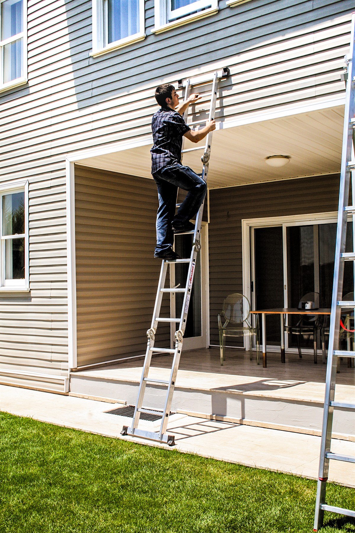 Akrobat Çok Amaçlı Merdiven 4700Cm küçük görsel