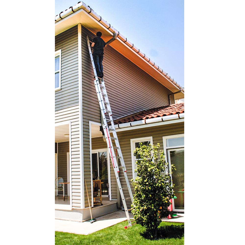 Akrobat Üç Parçalı Çok Amaçlı Merdiven Sat Tipi 3X250 Cm küçük görsel