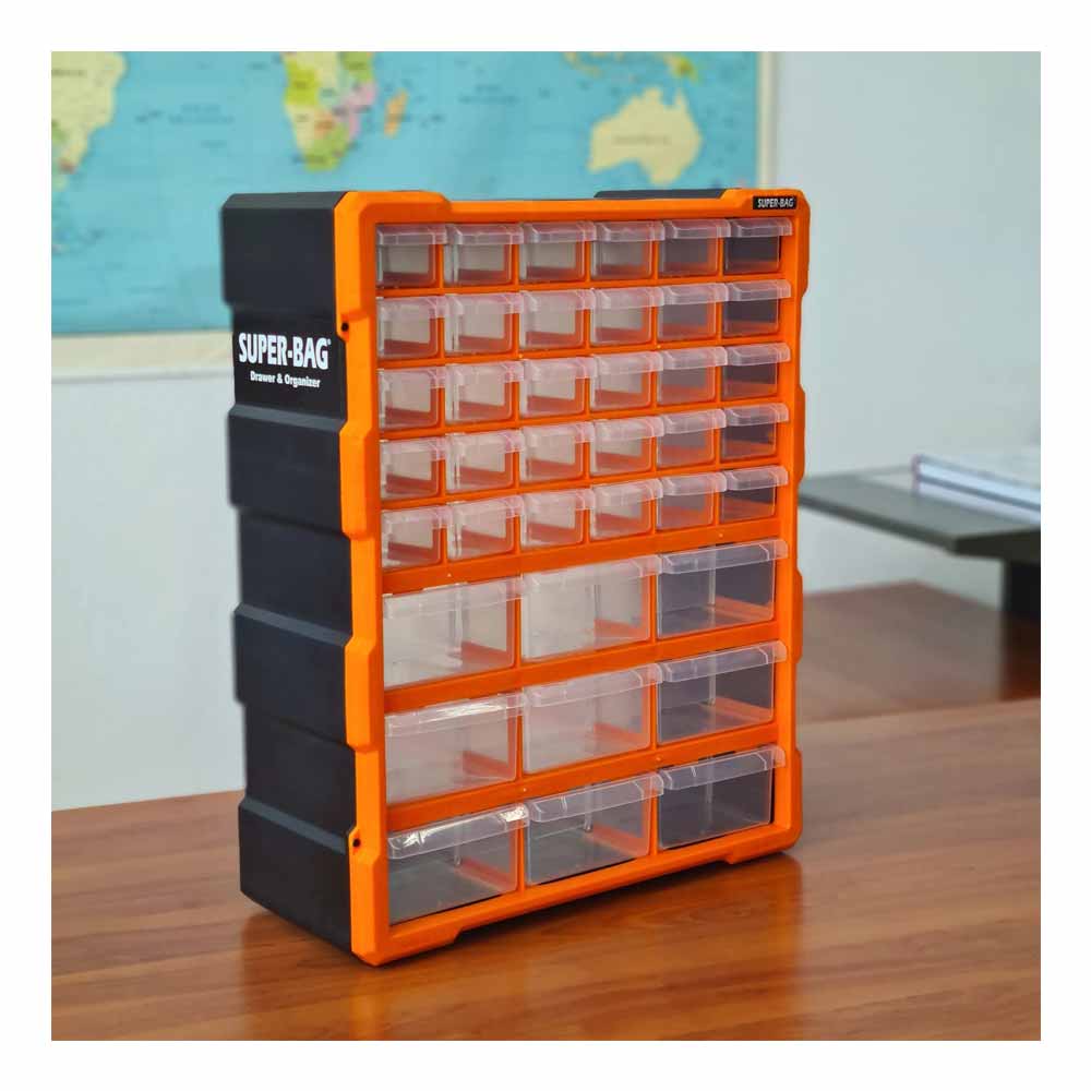Super-Bag Monoblok Çekmeceli Organizer Set 39'Lu Asr-6001 küçük görsel