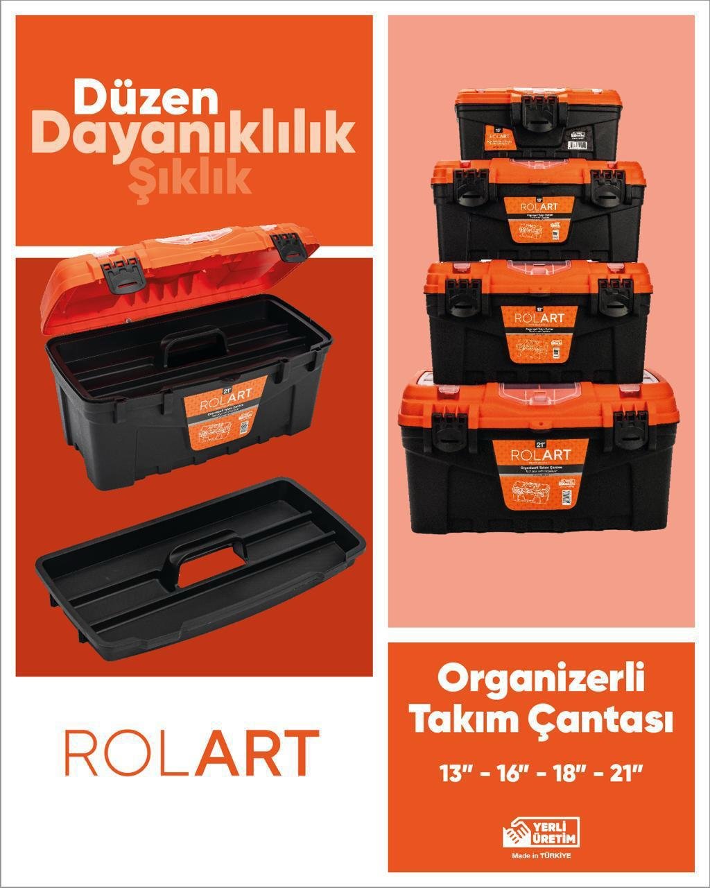 Rolart Klasik Takım Çantası 21'' Pk-21 küçük görsel