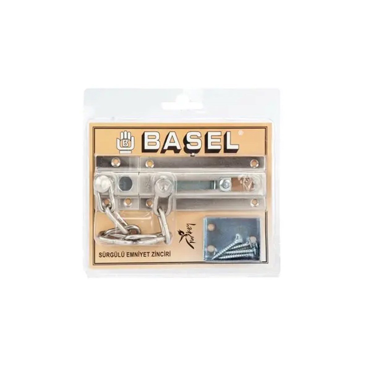 Beşel Emniyet Zinciri Sürgülü Saten küçük görsel