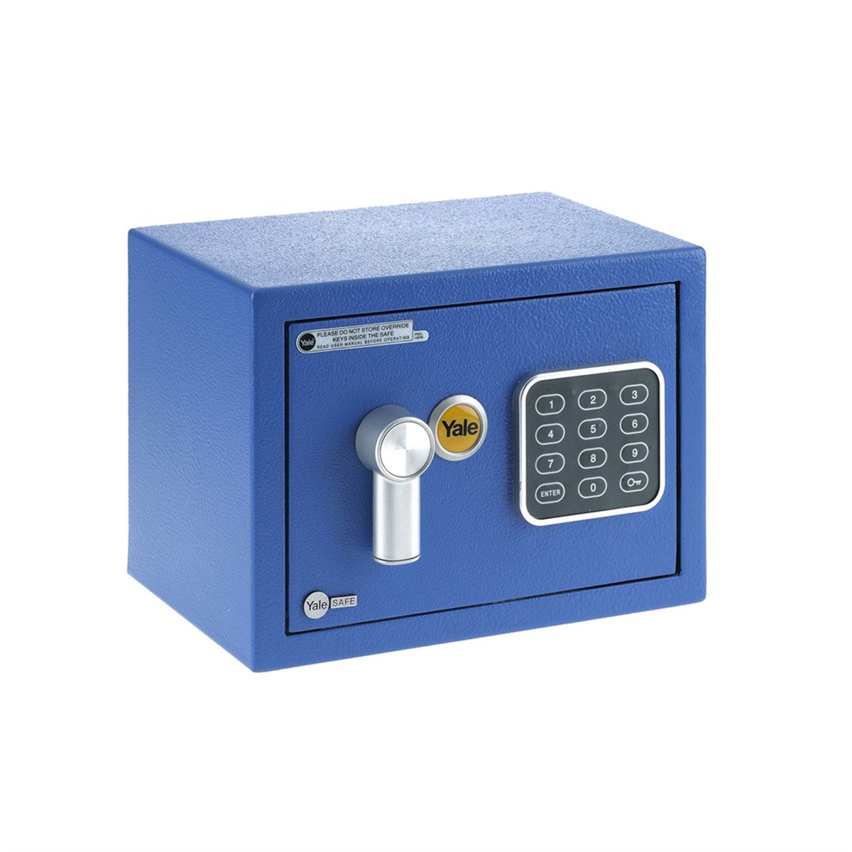 Yale Kollu Çelik Kasa Mavi Mini Boy 170x230x170Mm YSV/170/DB1/B küçük görsel