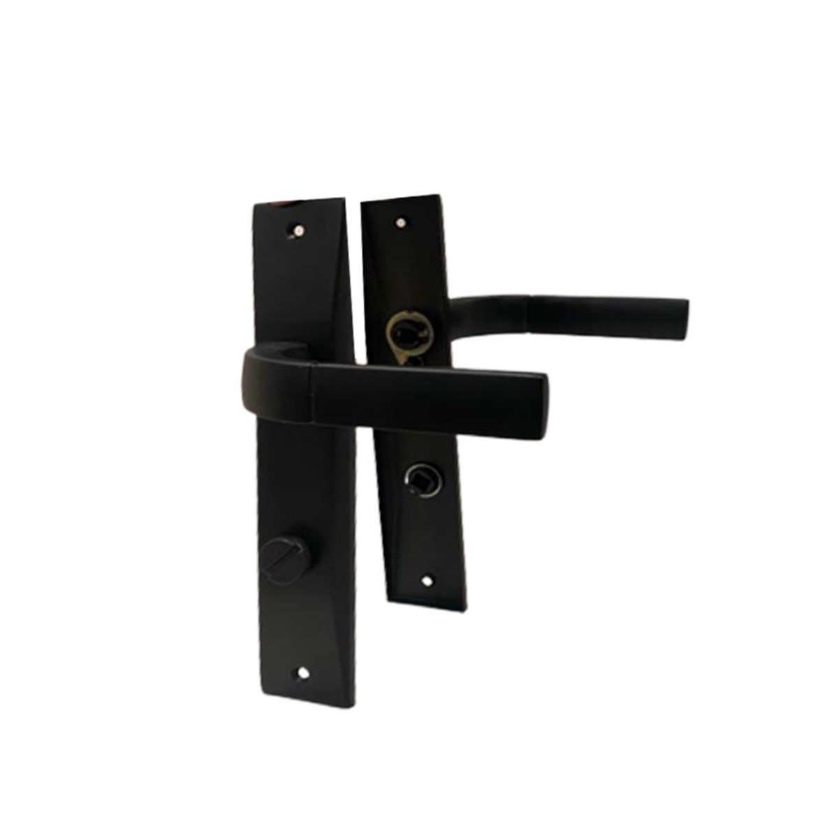 İnan As-252 Jale Kapı Kolu Oda Mat Siyah küçük görsel