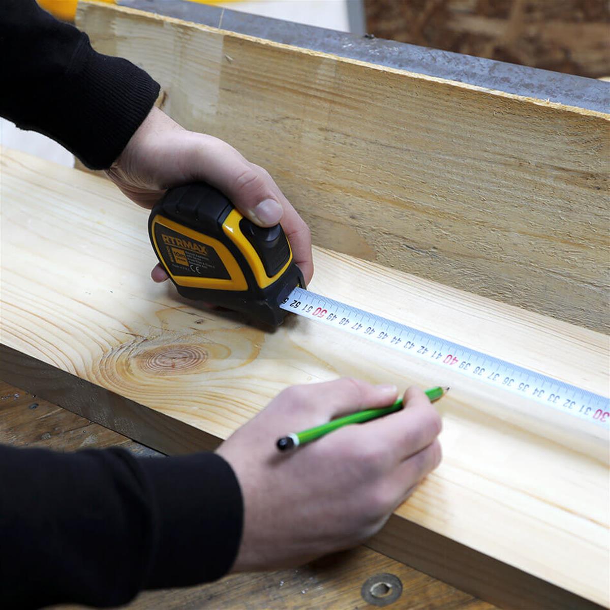 Rtrmax Rh12105 Profesyonel Şerit Metre 10mtx25mm küçük görsel