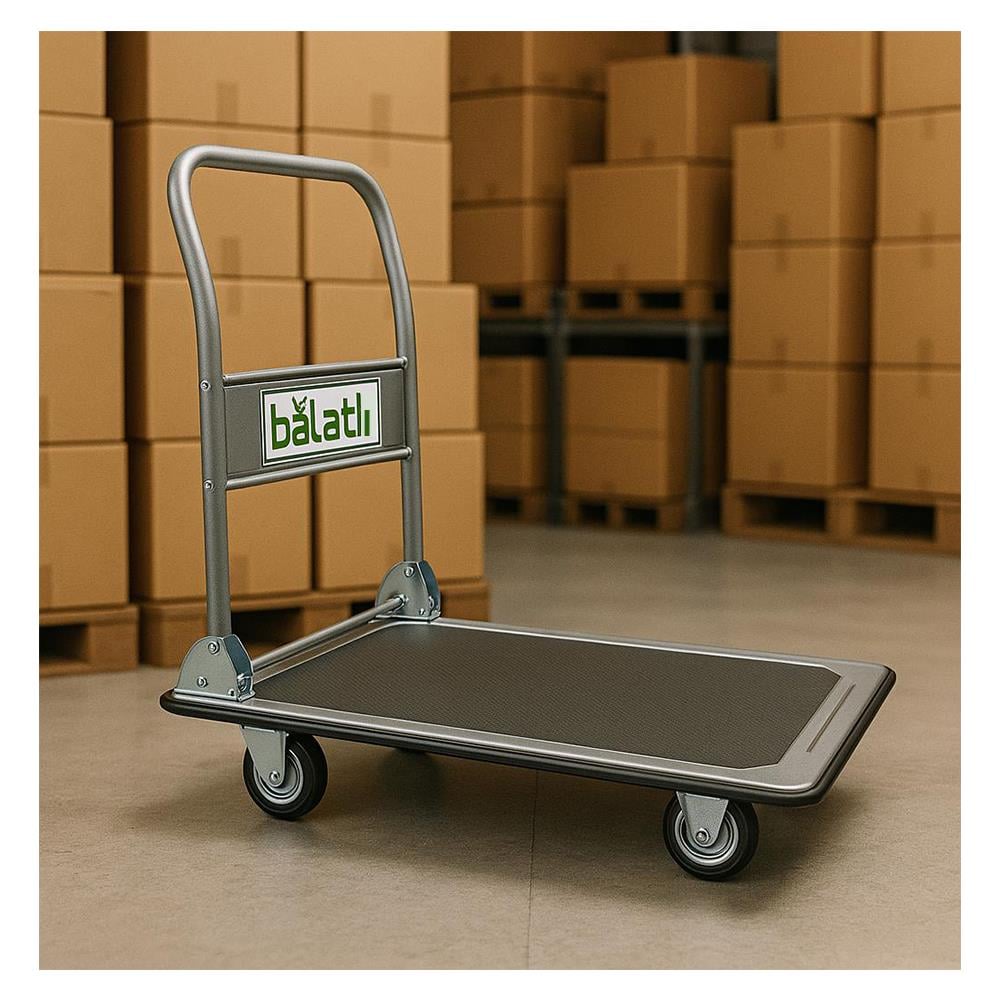 Balatlı Profesyonel Platform Koli Taşıma Arabası 150 Kg Blt-Ta-Ph150 küçük görsel