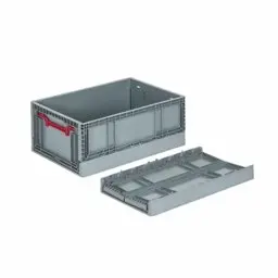 Hipaş Katlanır Kasa 40X60X23 Cm Gri Kx-4622 görseli
